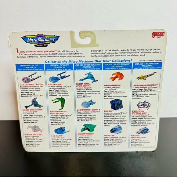 Micro Machines Star Trek DEEP SPACE NINE SPACE STATION CARDASSIAN WARSHIP New! - Picture 4 of 7